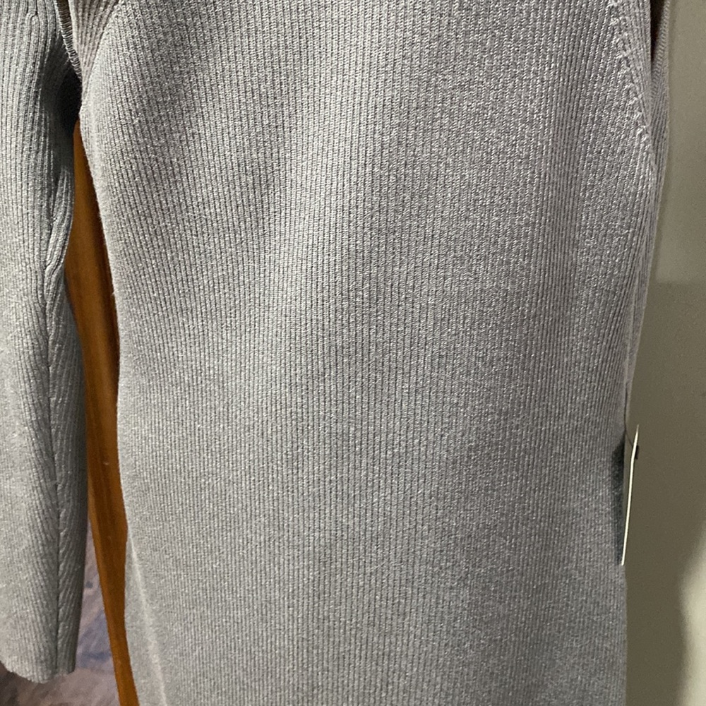 EXPRESS Ribbed Slit Dress - Picture 3 of 3